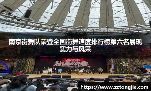 南京街舞队荣登全国街舞速度排行榜第六名展现实力与风采